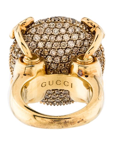 guccis with diamond for girls|Gucci gold ring set.